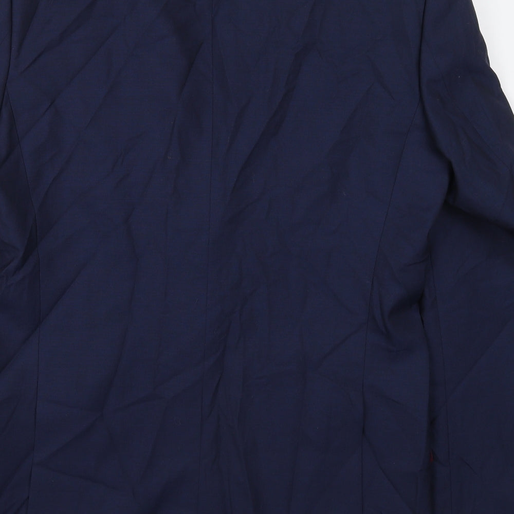 Mens UK Size 38 Marks and Spencer Regular Blue Suit Jacket