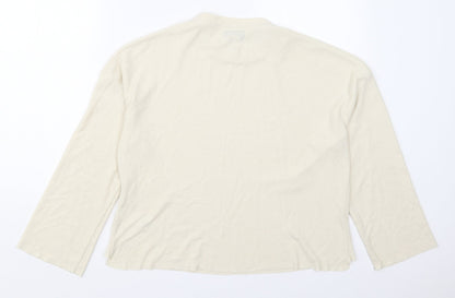 Womens UK Size 8 Topshop Beige Pullover Jumper