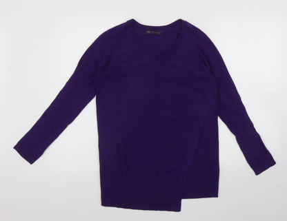 Womens UK Size 8 Marks and Spencer Purple Pullover Jumper