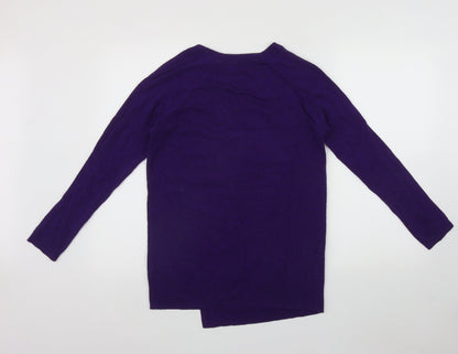 Womens UK Size 8 Marks and Spencer Purple Pullover Jumper