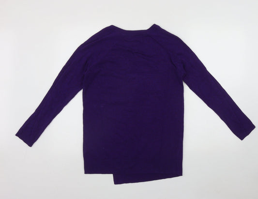 Womens UK Size 8 Marks and Spencer Purple Pullover Jumper