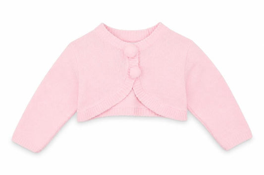 Little Nosh Baby Pink  Acrylic Cardigan Jumper Size 6-9 Months  Button