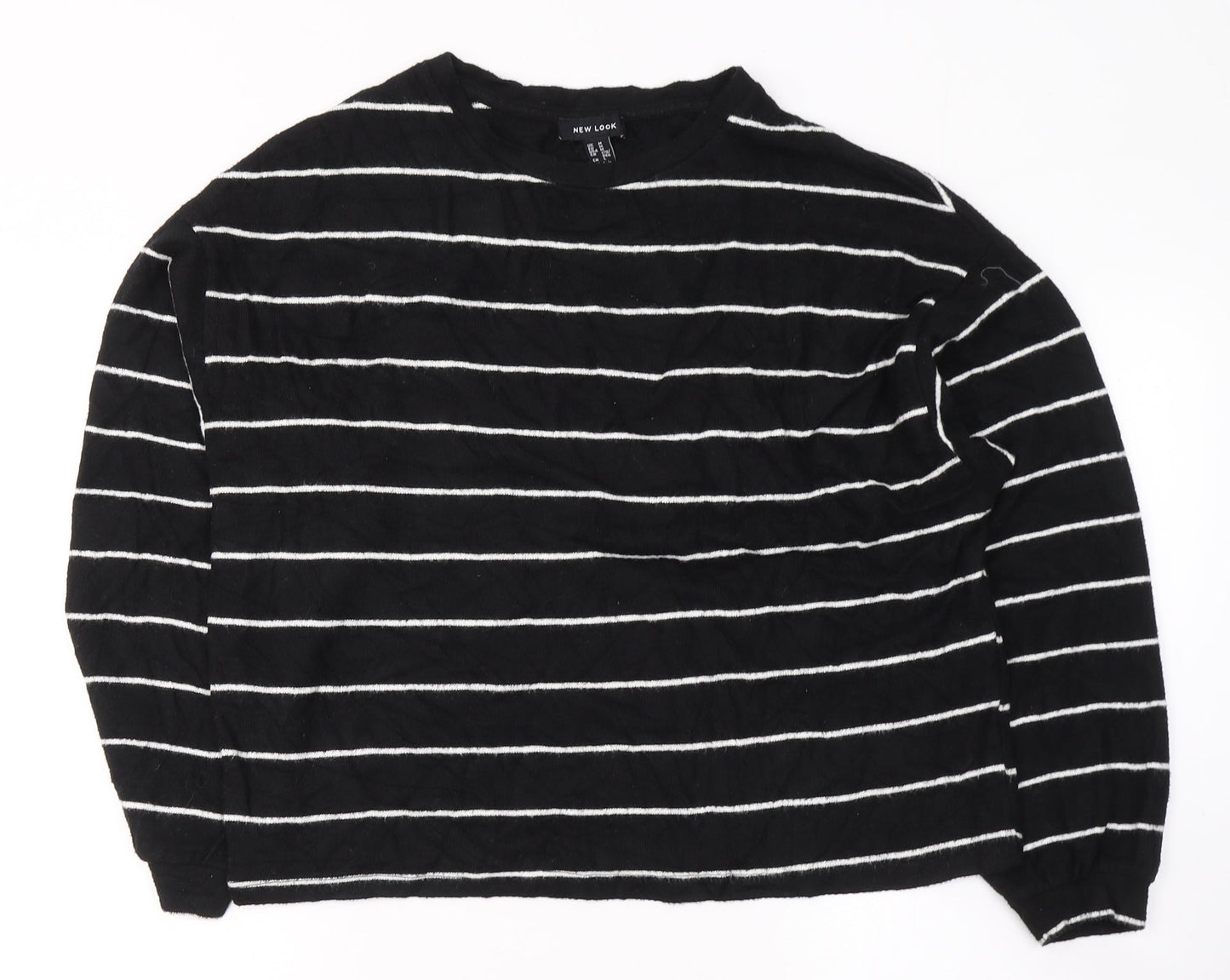 Womens UK Size M New Look Black Pullover Jumper