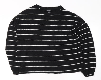 Womens UK Size M New Look Black Pullover Jumper