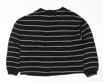 Womens UK Size M New Look Black Pullover Jumper