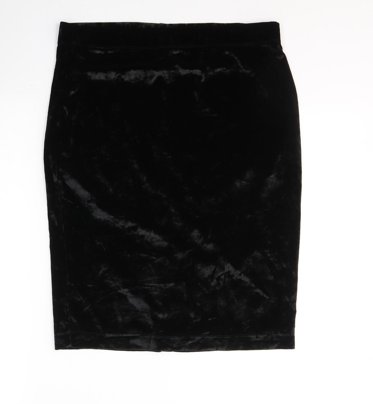 Urban renewal Womens Black  Polyacrylate Fibre A-Line Skirt Size 32 in