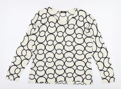 Womens UK Size S BM Ivory Pullover Jumper