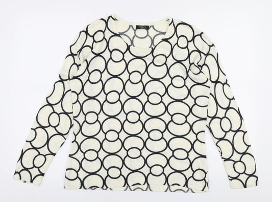 Womens UK Size S BM Ivory Pullover Jumper