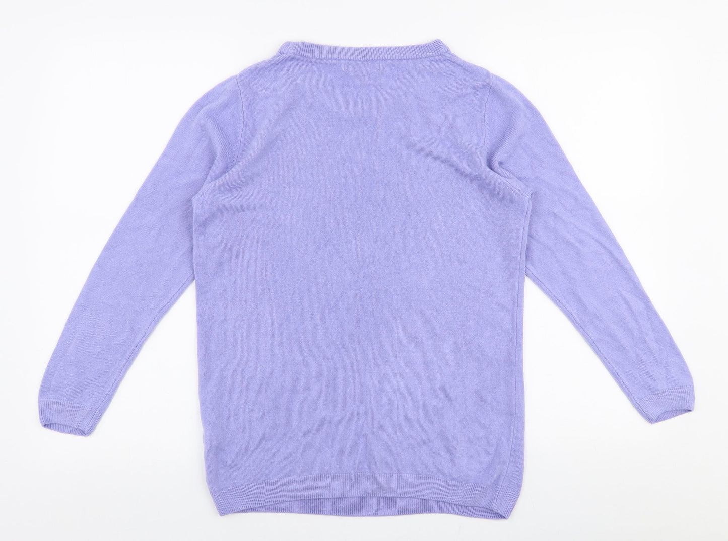 Womens UK Size M Charmance Purple Pullover Jumper