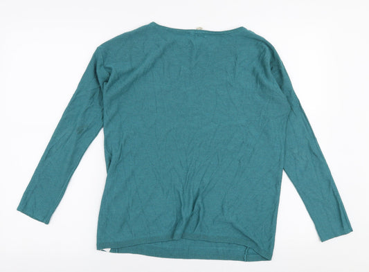 Womens UK Size S Esprit Blue Pullover Jumper