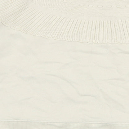 Womens UK Size S Zara Ivory Pullover Jumper