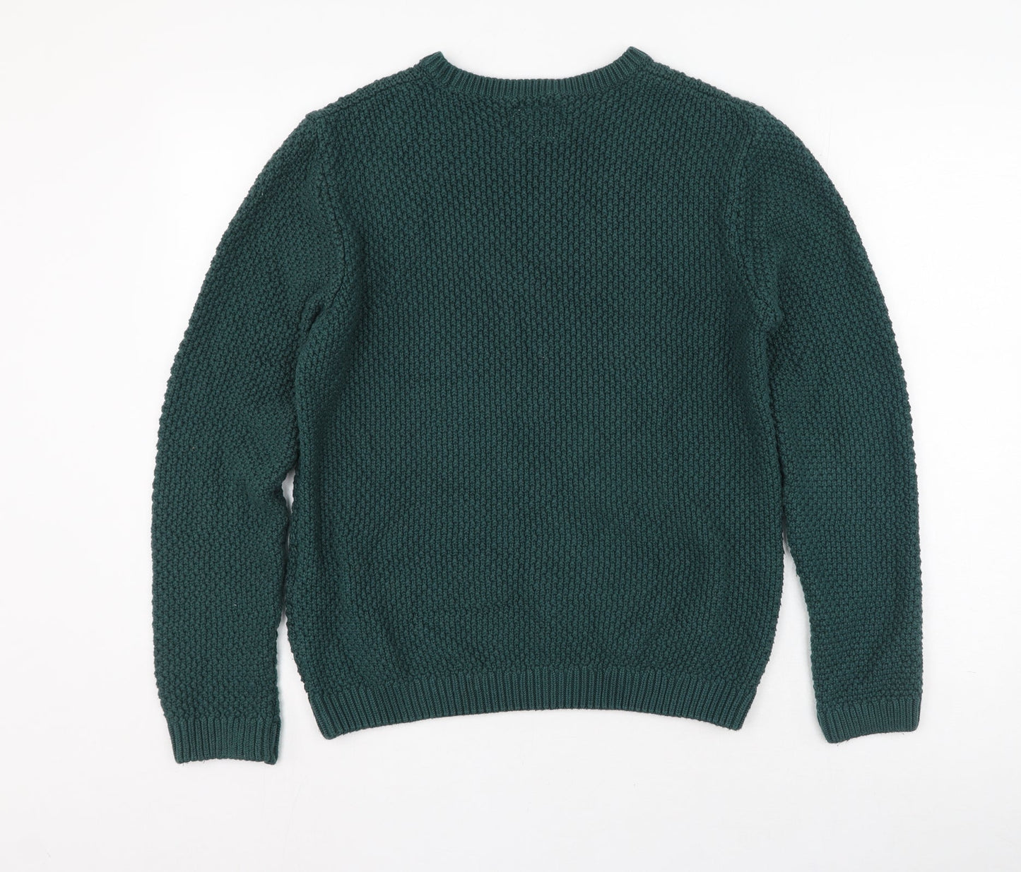 Topman Mens Grey  Cotton Pullover Sweatshirt Size S