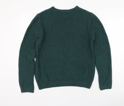 Topman Mens Grey  Cotton Pullover Sweatshirt Size S