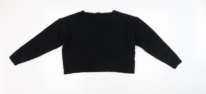 Womens UK Size S PRETTYLITTLETHING Black Pullover Jumper