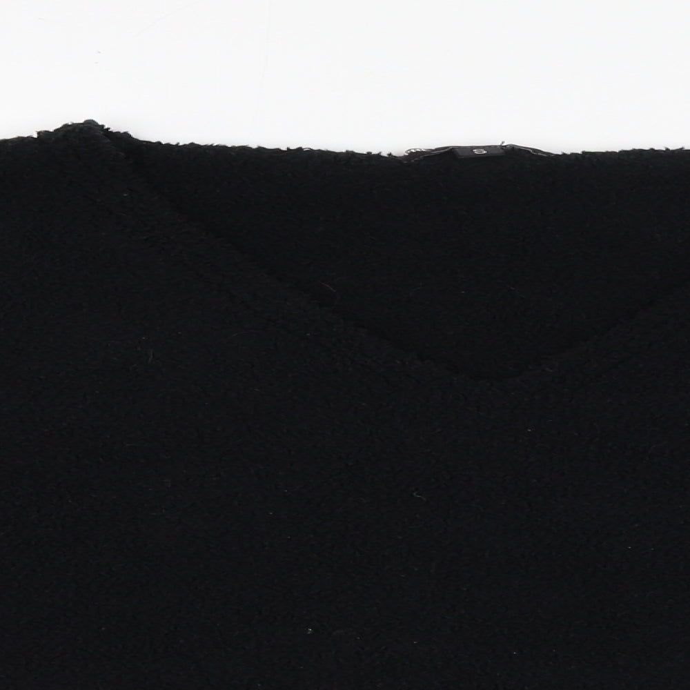 Womens UK Size S PRETTYLITTLETHING Black Pullover Jumper