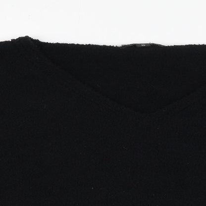 Womens UK Size S PRETTYLITTLETHING Black Pullover Jumper