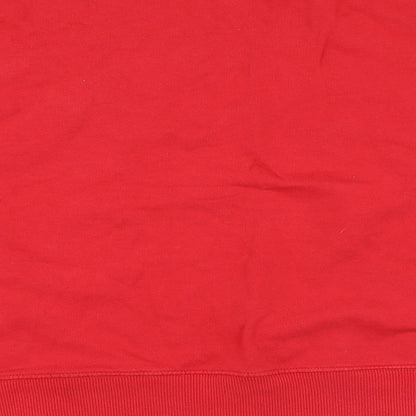 Primark Womens Red  Polyester Pullover Sweatshirt Size L  Pullover
