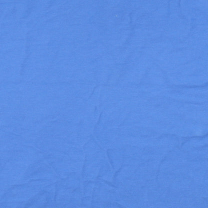 Dunnes Stores Mens Blue  100% Cotton  Polo Size S Collared Button