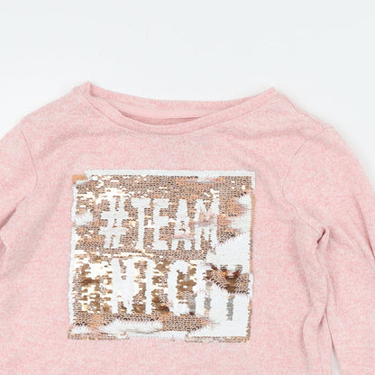 Primark Girls   Polyester Pullover Casual  Round Neck  - #teamnice