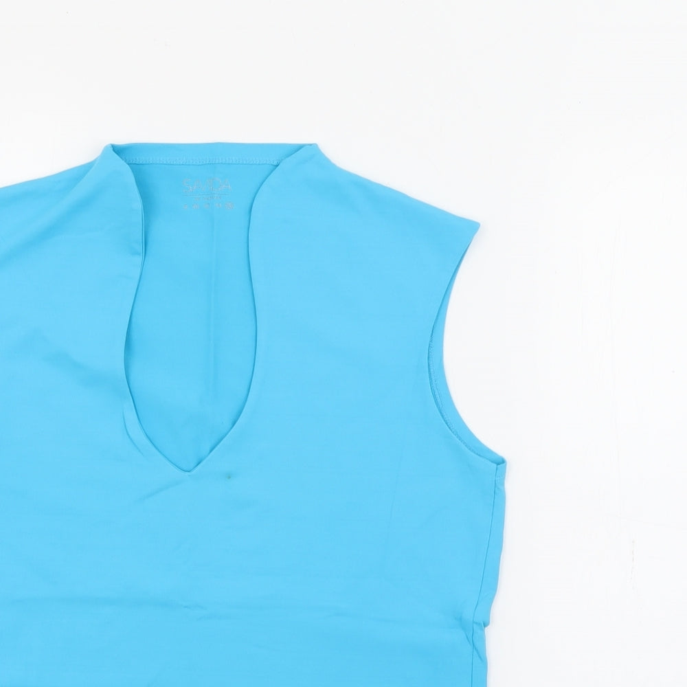Womens UK Size 16 Savida Blue Basic Tank