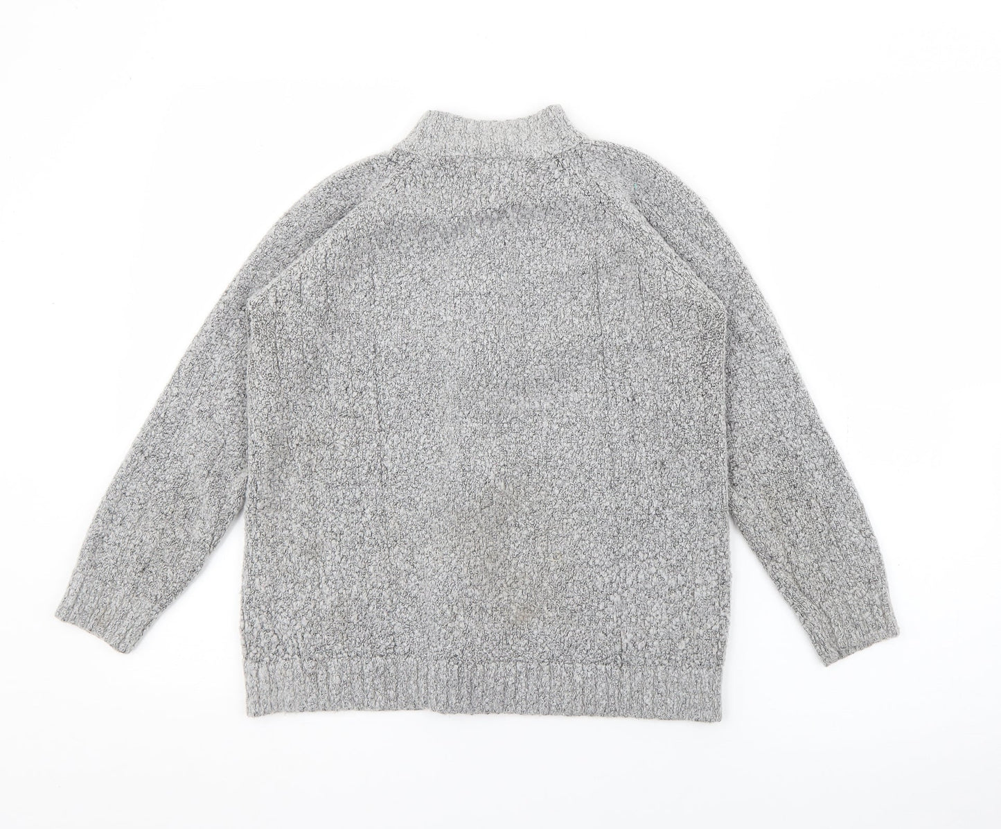 Womens UK Size S EWM Grey Cardigan Jumper