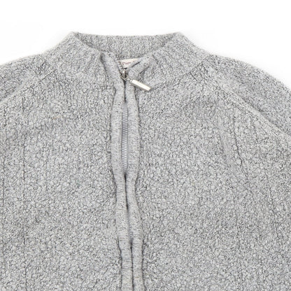 Womens UK Size S EWM Grey Cardigan Jumper
