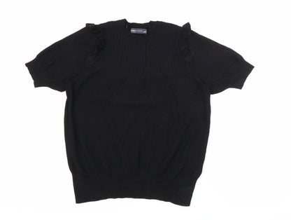 Womens UK Size 12 Marks and Spencer Black Pullover Jumper
