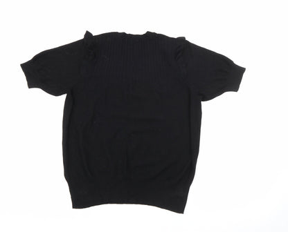 Womens UK Size 12 Marks and Spencer Black Pullover Jumper