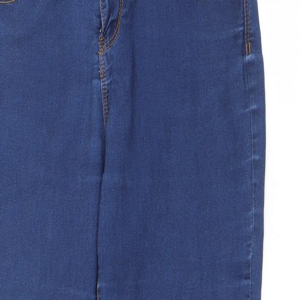 Denim Co Womens Blue  Cotton Skinny Jeans Size 10 L26 in Regular