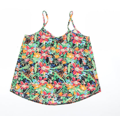 Womens UK Size 10 Exhibit Multicoloured Camisole Tank