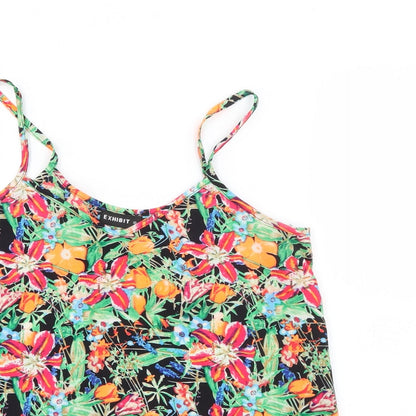 Womens UK Size 10 Exhibit Multicoloured Camisole Tank