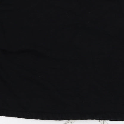 Marks and Spencer Girls Black  Cotton Pullover Sweatshirt Size 12-13 Years  Pullover - Future