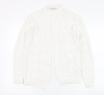 Womens UK Size S Beaumonde Ivory Cardigan Jumper