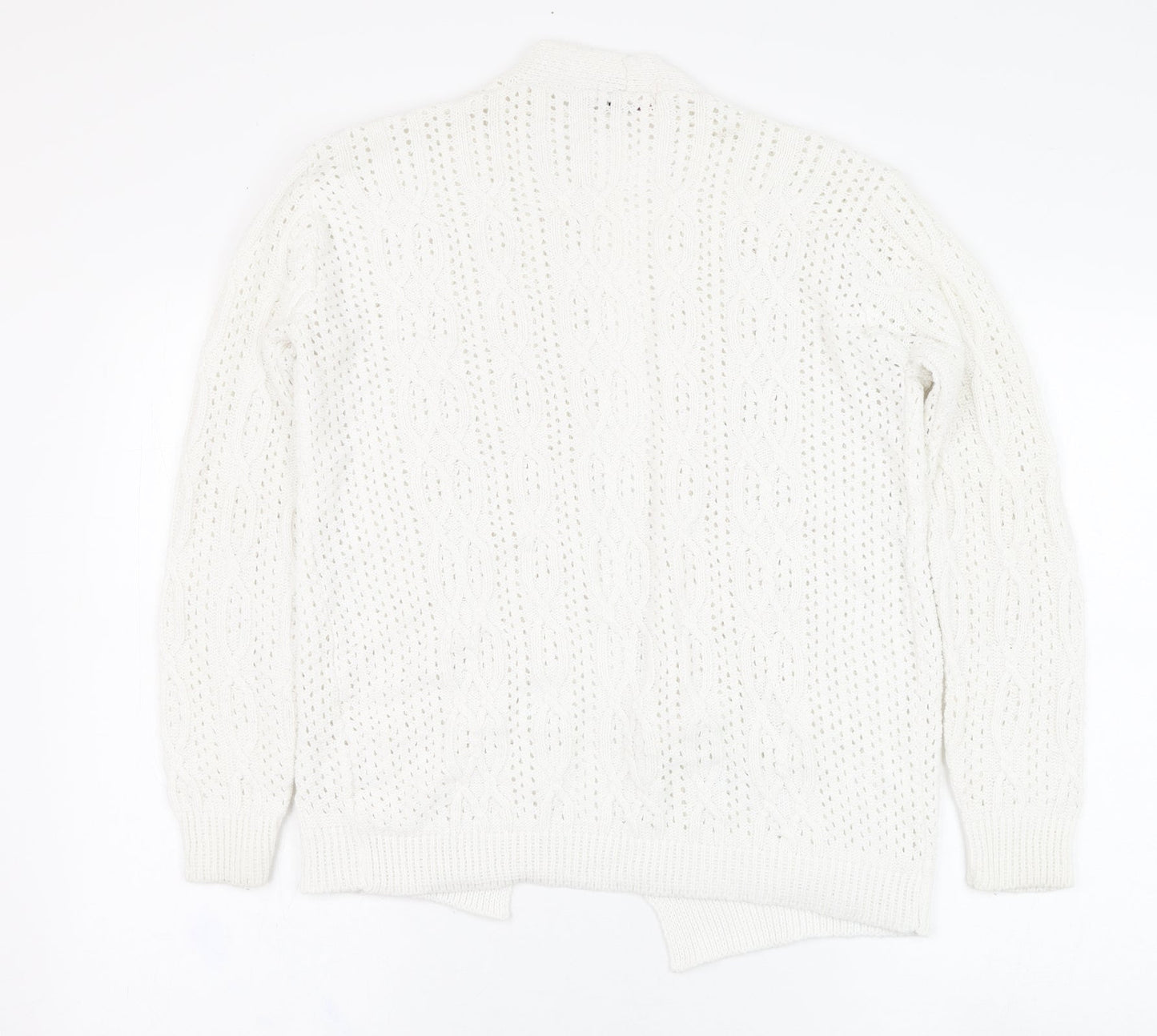 Womens UK Size S Beaumonde Ivory Cardigan Jumper