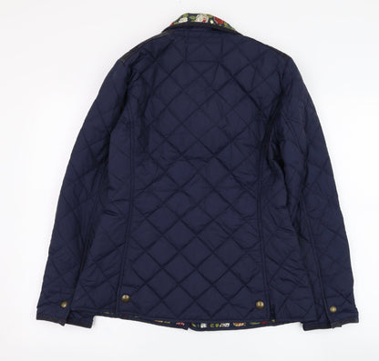 Avenue Womens Blue   Quilted Coat Size S  Zip