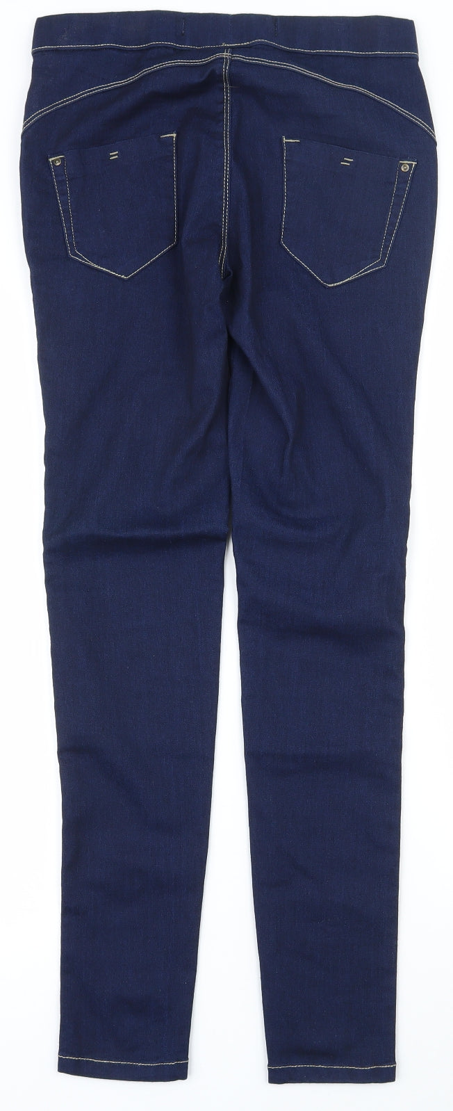 Denim & Co. Womens Blue  Cotton Jegging Jeans Size 6 L28.5 in Regular