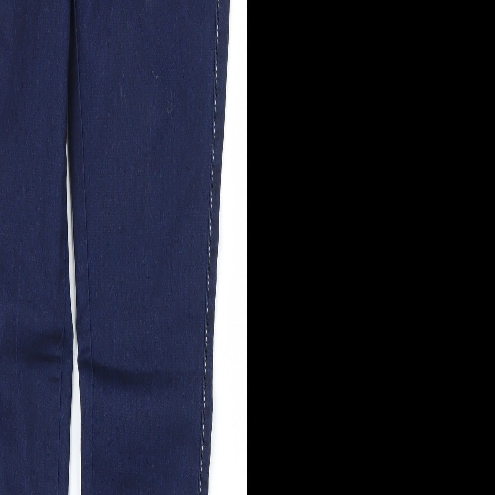 Denim & Co. Womens Blue  Cotton Jegging Jeans Size 6 L28.5 in Regular