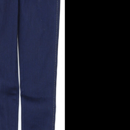 Denim & Co. Womens Blue  Cotton Jegging Jeans Size 6 L28.5 in Regular