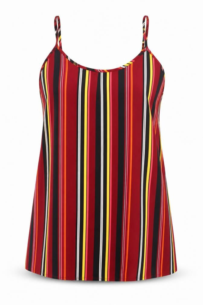 Womens UK Size 14 Simply Be Multicoloured Basic Tank