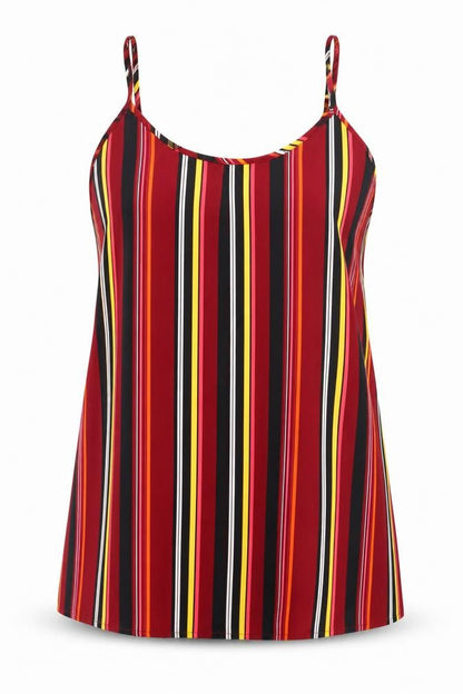 Womens UK Size 14 Simply Be Multicoloured Basic Tank