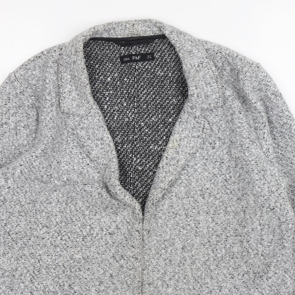 F&F Womens Grey   Jacket Blazer Size 10