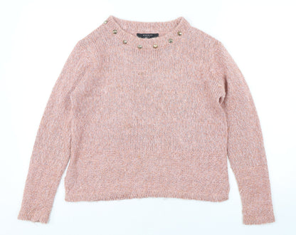Womens UK Size S RESERVED Pink Pullover Jumper