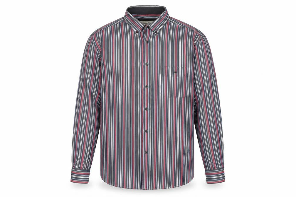 Mens UK Size L Daniel Grahame Multicoloured  Button-Up Long Sleeve Casual Shirt