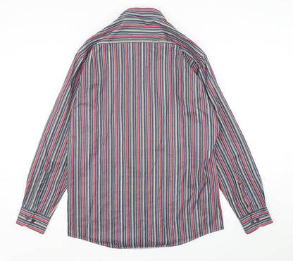 Mens UK Size L Daniel Grahame Multicoloured  Button-Up Long Sleeve Casual Shirt