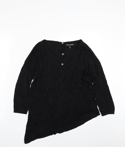 Womens UK Size 8 NEXT Black Pullover Jumper