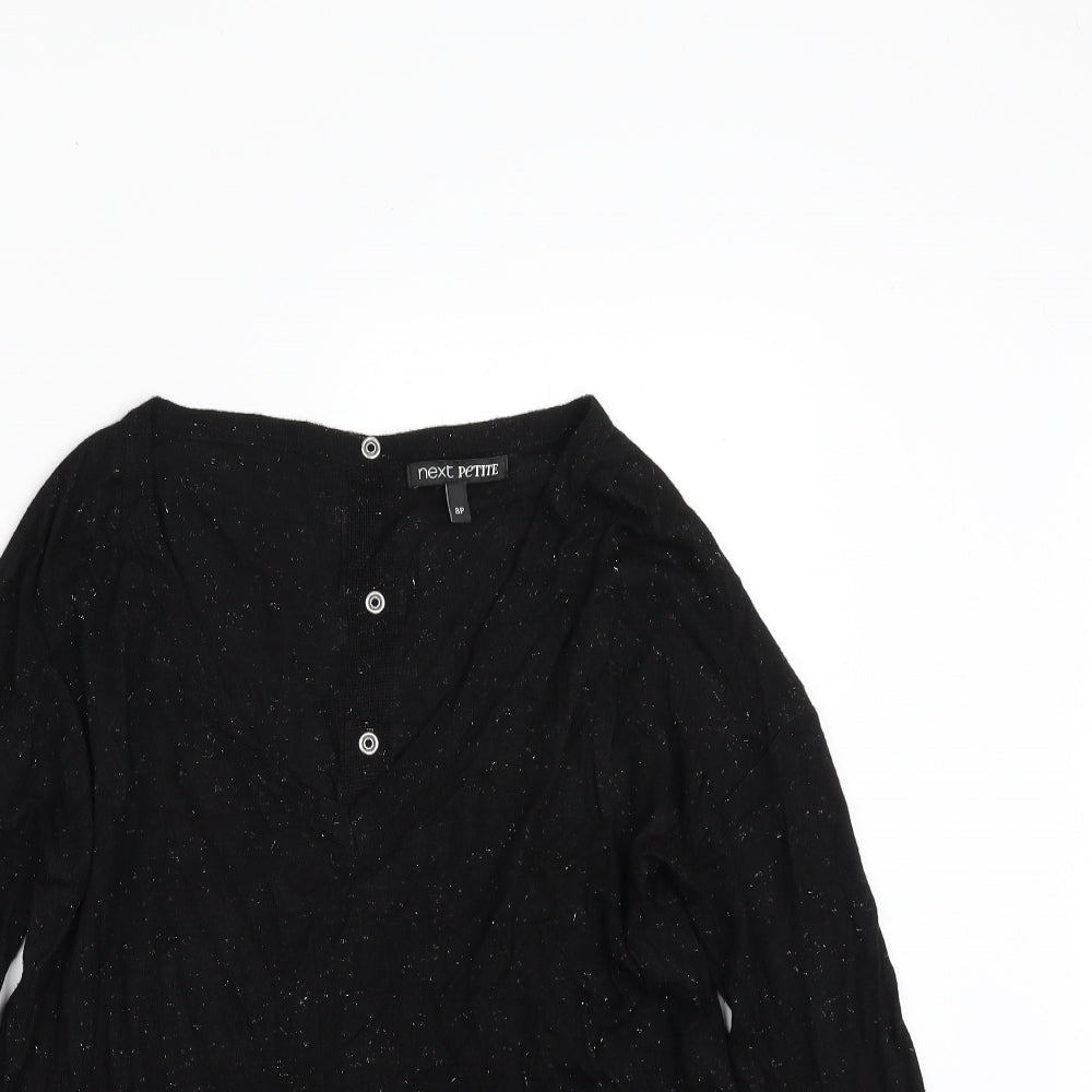 Womens UK Size 8 NEXT Black Pullover Jumper