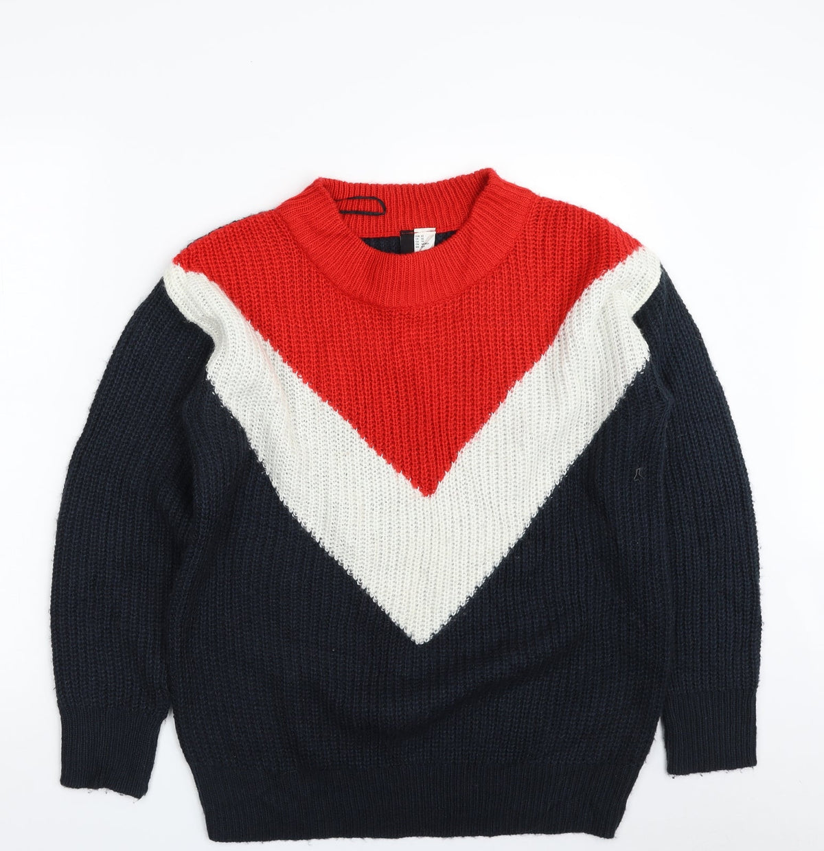 Womens UK Size XS H&M Multicoloured Pullover Jumper