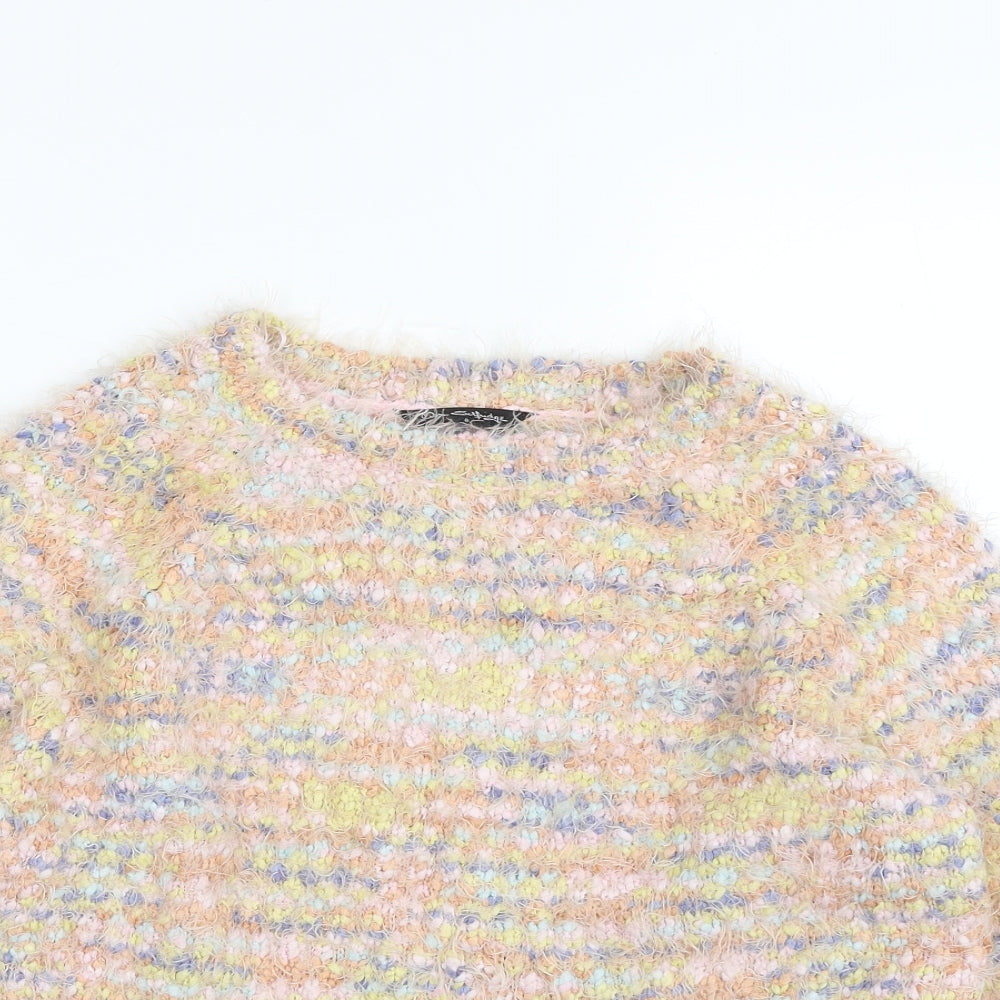 Womens UK Size 8 Miss Selfridge Multicoloured Pullover Jumper