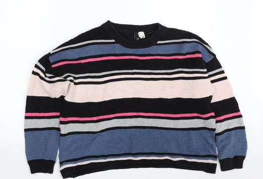 Womens UK Size S H&M Multicoloured Pullover Jumper
