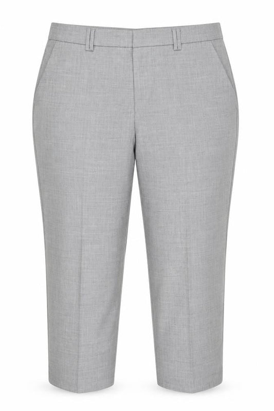 Womens UK Size 16 Marks and Spencer Regular Fit Dress Pants Grey Trousers